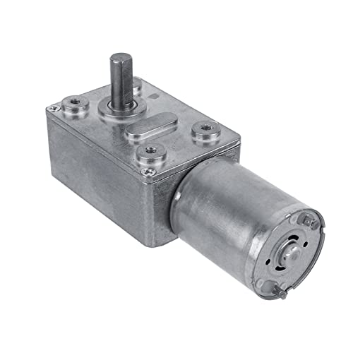 nikusaz Hochreversierbarer Schneckengetriebe-Gleichstrommotor 12 V 20 U/min für Fenster- und Türöffner, Miniaturwinden, kompaktes Design für vielseitige Anwendungen (40RPM) von nikusaz