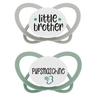 nip® Schnuller My Butterfly Green Special Edition, Größe 1 (0-6 Monate), little brother / Pupsmaschine von nip