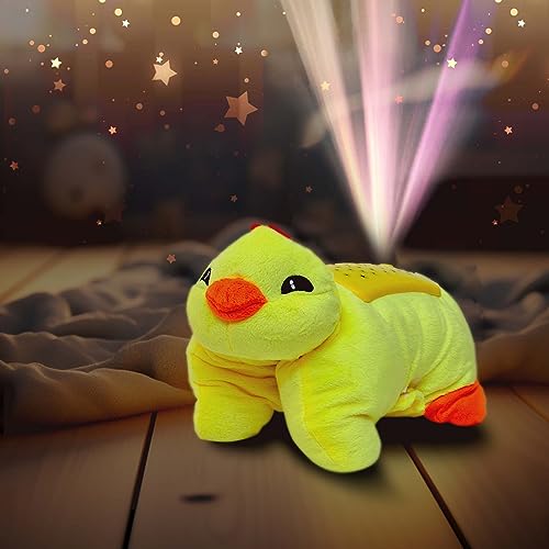 Beruhigendes LED Nachtlicht für Babys u. Kinder als Einschlafhilfe, Nacht-Lampe f. Kinderzimmer, Perfekt zum Stillen und Wickeln, Sinnvolles Geschenk zur Geburt oder Taufe, Licht-Spiel, Mädchen, Junge von njoyn