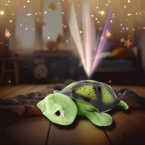 Beruhigendes LED Nachtlicht für Babys u. Kinder als Einschlafhilfe, Nacht-Lampe f. Kinderzimmer, Perfekt zum Stillen und Wickeln, Sinnvolles Geschenk zur Geburt oder Taufe, Licht-Spiel, Mädchen, Junge von njoyn