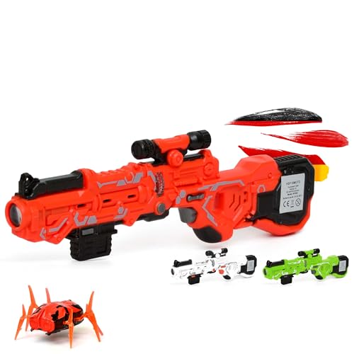 Mini-Lasertag Blaster Set mit beweglichem Alien-Käfer für Kinder, Das futuristische Spielzeug f. spannende Abenteuer und actionreichen Spielspaß f. die ganze Familie, bequem im eigenen Zuhause von njoyn