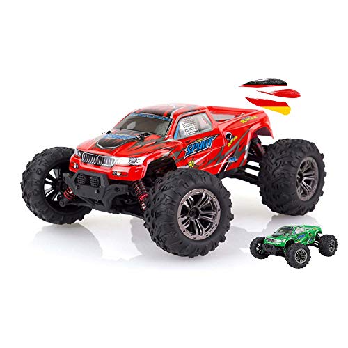 RC Ferngesteuerter 4-WD Offroad 36 km/h Speed Monstertruck, Modell im Maßstab 1:16, 28 cm Allrad Gelände-Fahrzeug, Rallye Buggy, Truggy, Crawler, Spielzeug, RTR Modellbau Auto für Kinder u. Erwachsene von njoyn