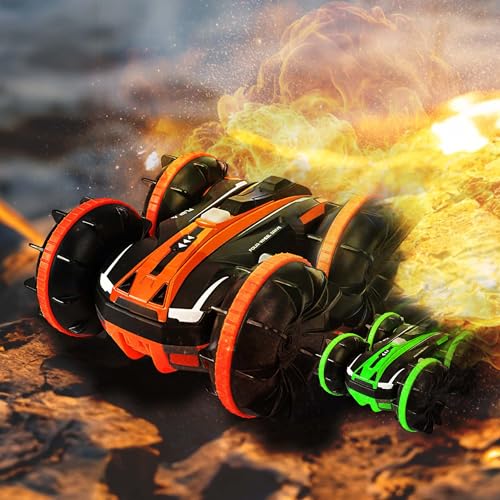 RC Ferngesteuerter Off-Road Stunt-Auto, Monster-Truck, Gelände Fahrzeug mit Fernsteuerung und Akku, Buggy Modell, RTR Rallye Crawler für Kinder in Jungen Jahren und Erwachsene, Truggy Modellbau von njoyn