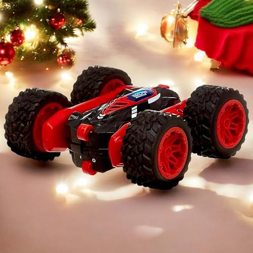 RC Ferngesteuerter Off-Road Stunt-Auto, Monster-Truck, Gelände Fahrzeug mit Fernsteuerung und Akku, Buggy Modell, RTR Rallye Crawler für Kinder in Jungen Jahren und Erwachsene, Truggy Modellbau von njoyn