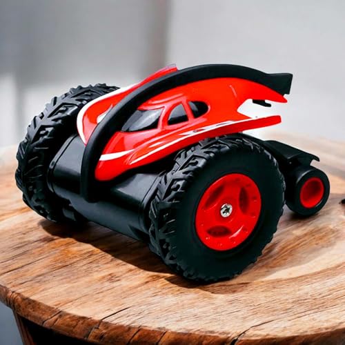 RC ferngesteuertes Off-Road High-Speed Stunt-Auto, Buggy & Crawler Fahrzeug inkl. 360° Spins, Sprünge, Demo-Modus, LED-Lichteffekte, Ideal für Stunts, Rennen, Multiplayer-Spaß für Kinder u. Erwachsene von njoyn