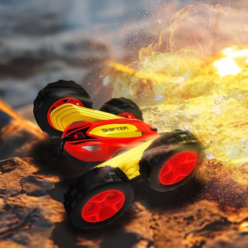 RC Ferngesteuerter Off-Road Stunt-Auto, Monster-Truck, Gelände Fahrzeug mit Fernsteuerung und Akku, Buggy Modell, RTR Rallye Crawler für Kinder in Jungen Jahren und Erwachsene, Truggy Modellbau von njoyn