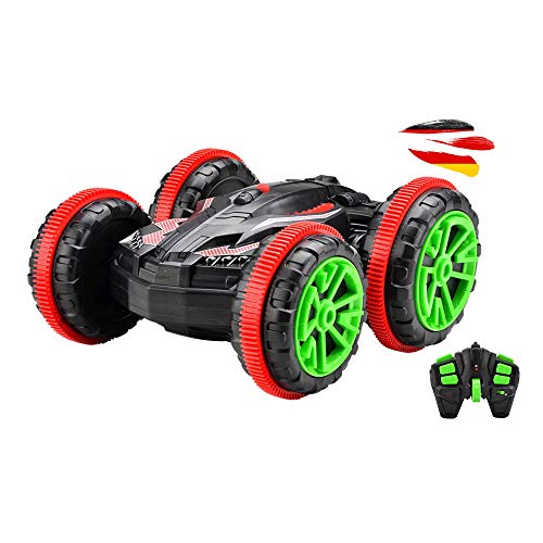 RC Ferngesteuertes Amphibien-Fahrzeug mit 2.4GHz, Off-Road Auto, Monster-Truck – Allradantrieb, 360° Drehung, Wasserdicht, Doppelseitiges Fahren, Geländegängig, USB-Ladung, Kinder Spielzeug Geschenk von njoyn