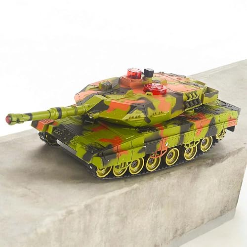 RC ferngesteuerter Panzer mit Fernsteuerung u. integr. Akku, Hochwertiges u. robustes Spielzeug-Modell für Kinder u. Erwachsene, Militär-Modellbau ist ferngesteuert und geeignet für Anfänger u. Profis von njoyn