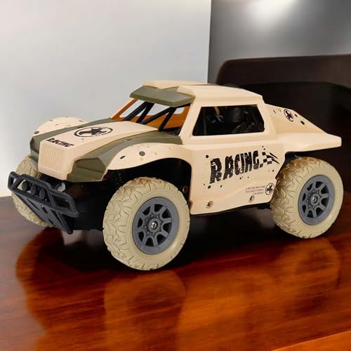 RC ferngesteuerter Off-Road Monster-Truck mit Fernsteuerung und Akku, Crawler, Truggy, Fahrzeug im Modell Maßstab 1:20, RTR Auto ferngesteuert f. Kinder in jungen Jahren u. Erwachsene, Buggy Modellbau von njoyn