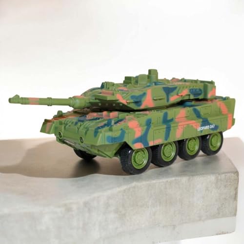 RC ferngesteuerter Panzer mit Fernsteuerung u. integr. Akku, Hochwertiges u. robustes Spielzeug-Modell für Kinder u. Erwachsene, Militär-Modellbau ist ferngesteuert und geeignet für Anfänger u. Profis von njoyn