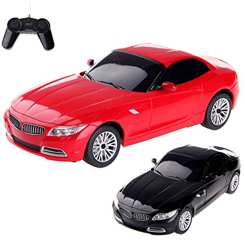 RC ferngesteuertes Auto im offiziell lizenziertem Design, Kompatibel mit BMW Z4, Modell-Maßstab 1:24, Lizenz-Fahrzeug, Spielzeug mit Profilierte Gummireifen für Kinder in Jungen Jahren und Erwachsene von njoyn