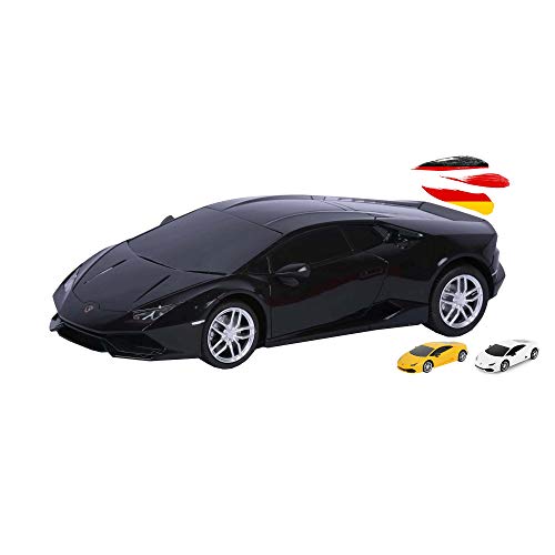 RC ferngesteuertes Auto im offiziell lizenziertem Design, Kompatibel mit Lamborghini Huracan LP610-4 Edition, Modell-Maßstab 1:24, Hochwertiges Lizenz-Fahrzeug, Spielzeug für Kinder und Erwachsene von njoyn