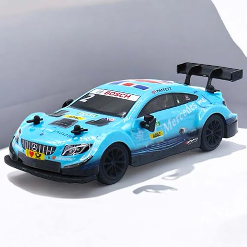 RC ferngesteuertes Auto im offiziell lizenziertem Design, Kompatibel mit Mercedes-Benz C63 AMG DTM-Edition, Modell-Maßstab 1:24, Lizenz-Fahrzeug bis zu 10 km/h, Spielzeug für Kinder und Erwachsene von njoyn