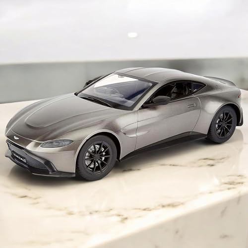 RC ferngesteuertes Auto im offiziell lizenzierten Design, Kompatibel mit Aston Martin Vantage GTE, Modell-Maßstab 1:14, XXL Lizenz-Fahrzeug m. LED-Frontbeleuchtung, Spielzeug f. Kinder u. Erwachsene von njoyn