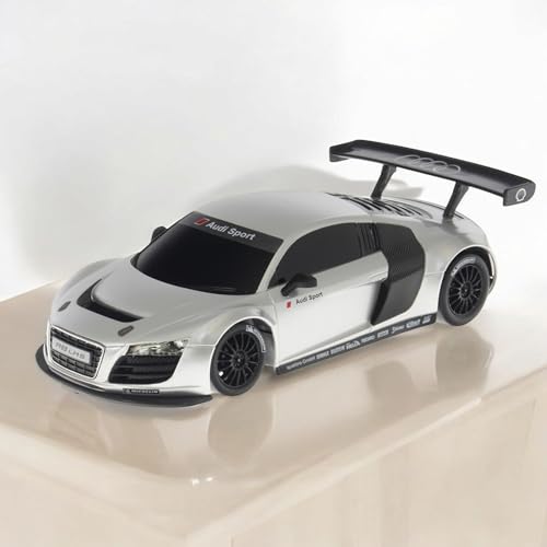 RC ferngesteuertes Auto im offiziell lizenzierten Design, Kompatibel mit Audi R8 LMS-Edition, Modell-Maßstab 1:24, Lizenz-Fahrzeug, Car, Spielzeug für Kinder in Jungen Jahren, Erwachsene und Sammler von njoyn