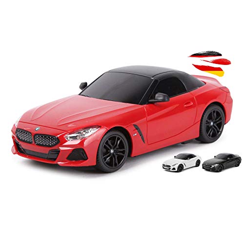 RC ferngesteuertes Auto im offiziell lizenzierten Design, Kompatibel mit BMW Z4 Roadster Edition, Modell-Maßstab 1:24, Hochwertiges Lizenz-Fahrzeug, Spielzeug f. Kinder in jungen Jahren und Erwachsene von njoyn