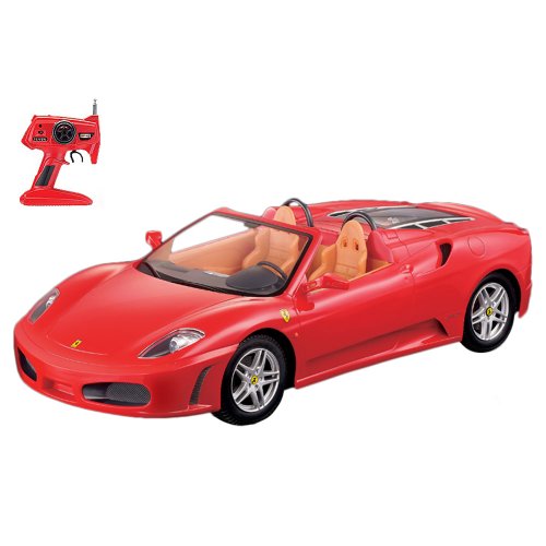 RC ferngesteuertes Auto im offiziellem Design, Kompatibel mit Ferrari F430 Spider, Modell-Maßstab 1:14 mit LED-Beleuchtung, Lizenz-Fahrzeug, Car, Spielzeug für Kinder in Jungen Jahren und Erwachsene von njoyn