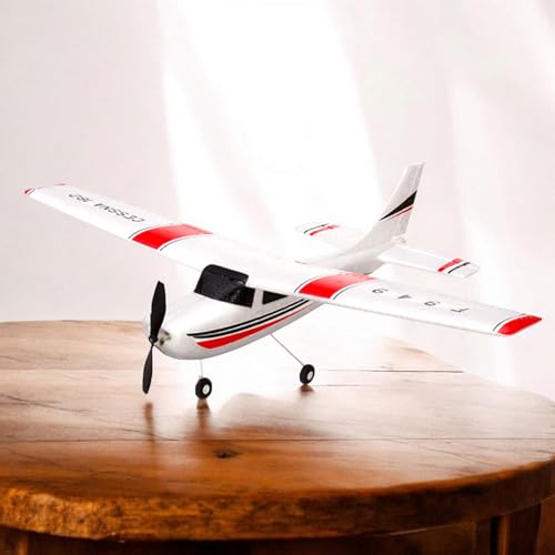 RC ferngesteuertes Flugzeug mit Fernsteuerung und Akku, Hochwertiges Modell-Flugzeug für Kinder u. Erwachsene, Flieger ist geeignet für Anfänger und Profis, Tolles Spielzeug für Modellbau u. Flug-Fans von njoyn