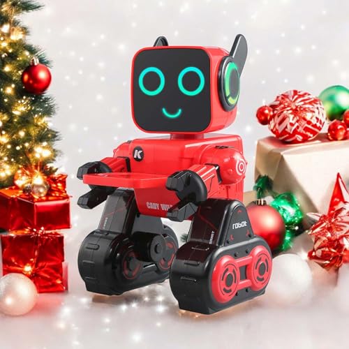 njoyn 2.4GHz Programmierbarer RC-Ferngesteuerter Roboter mit Tanz-, Sound- und Musikfunktionen sowie Sparmodus, Lange Spielzeit für Spaß und Lernen vereint, Jungen und Mädchen von njoyn