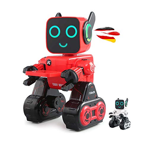 njoyn 2.4GHz Programmierbarer RC-Ferngesteuerter Roboter mit Tanz-, Sound- und Musikfunktionen sowie Sparmodus, Lange Spielzeit für Spaß und Lernen vereint, Jungen und Mädchen von njoyn