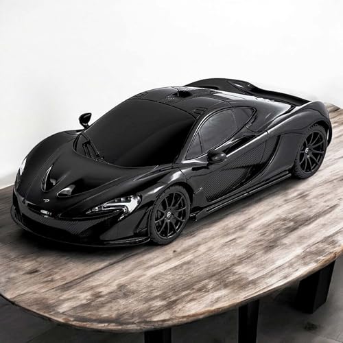 njoyn RC ferngesteuertes Auto im offiziell lizenziertem Design, Kompatibel mit McLaren P1, Modell-Maßstab 1:24, Lizenz-Fahrzeug Hochglanzpoliert, Profilierte Gummireifen für Kinder und Erwachsene von njoyn