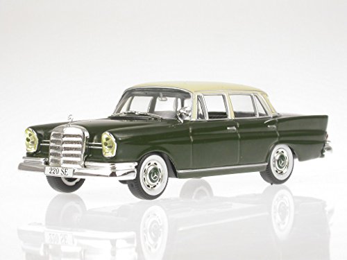 Mercedes W111 220 SE grün-weiß Modellauto 1:43 von nn