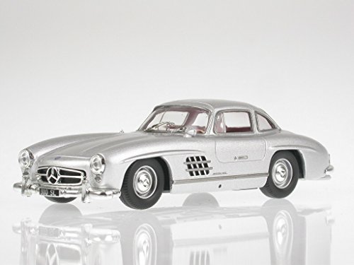 Mercedes W198 300 SL 1954 silber Modellauto 1:43 von nn