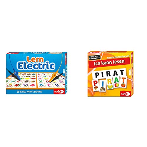 Noris 606013711 Lern Electric Der Lernspiel-Klassiker was passt zusammen, ab 6 Jahren & 608985767 Spaß am Lernen, Ich kann lesen mit Hilfe der Anlaut-Methode, ab 5 Jahren Noris 606013711 Lern Electric Der Lernspiel-Klassiker was passt zusammen, ab 6 Jahren & 608985767 Spaß am Lernen, Ich kann lesen mit Hilfe der Anlaut-Methode, ab 5 Jahren von noris