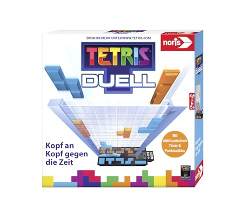 Noris 606101799 – Tetris Duell, das packende Eins-gegen-Eins Strategiespiel für Groß und Klein, ab 6 Jahren von Noris