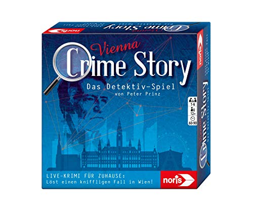Noris 606201888 Crime Story Vienna - Krimi-Spiel für Erwachsene und Kinder ab 12 Jahren - Detektiv-Kartenspiel zum Thema Wien für 1 bis 6 Spieler von Noris