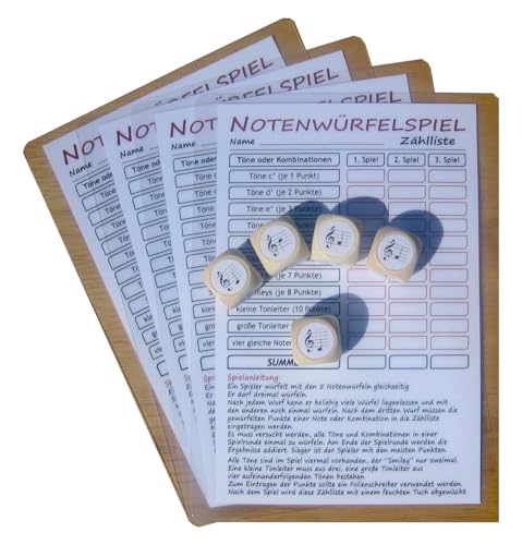 Notenwürfelspiel von noten-spiel.de