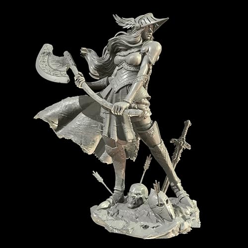 nqhupuo 1/18 Antiker weiblicher Samurai Resin Modellbausatz Unbemalter und unmontierter Soldat Resin Modellbausatz //P6s0-1 von nqhupuo