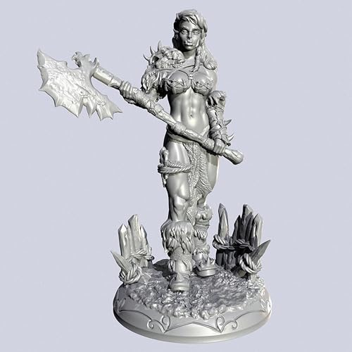 nqhupuo 1/24 Ancient Orc Warrior Resin Model Kit Unbemalt und unmontiert Soldat Resin Model Kit // K7I-4s1 von nqhupuo