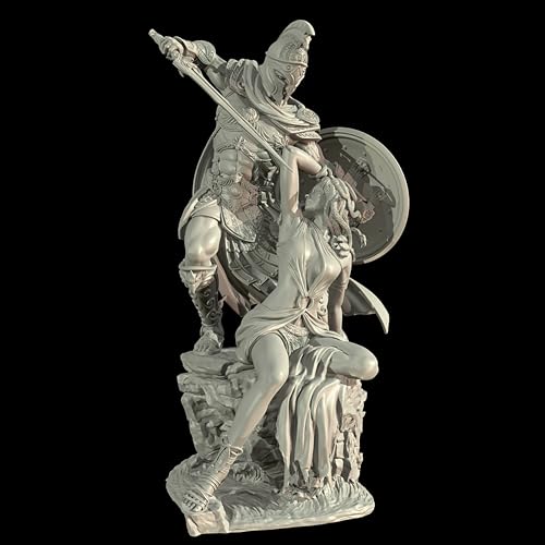 nqhupuo 105mm Ancient Greek Samurai Warrior Resin Soldier KitUnbemalt und unmontiert Figur Harz Modell-Bausatz //H8v0X3 von nqhupuo