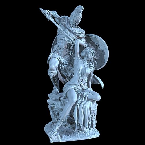 nqhupuo 85mm Ancient Greek Samurai Warrior Resin Soldier KitUnbemalt und unmontiert Figur Harz Modell-Bausatz //H8v0X2 von nqhupuo