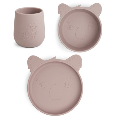 nuuroo Geschirrset Judi Koala 3er Set, Woodrose von nuuroo