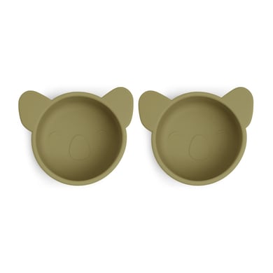 nuuroo Snack-Schüsseln Rosa Koala 2-teilig - Olive Green von nuuroo