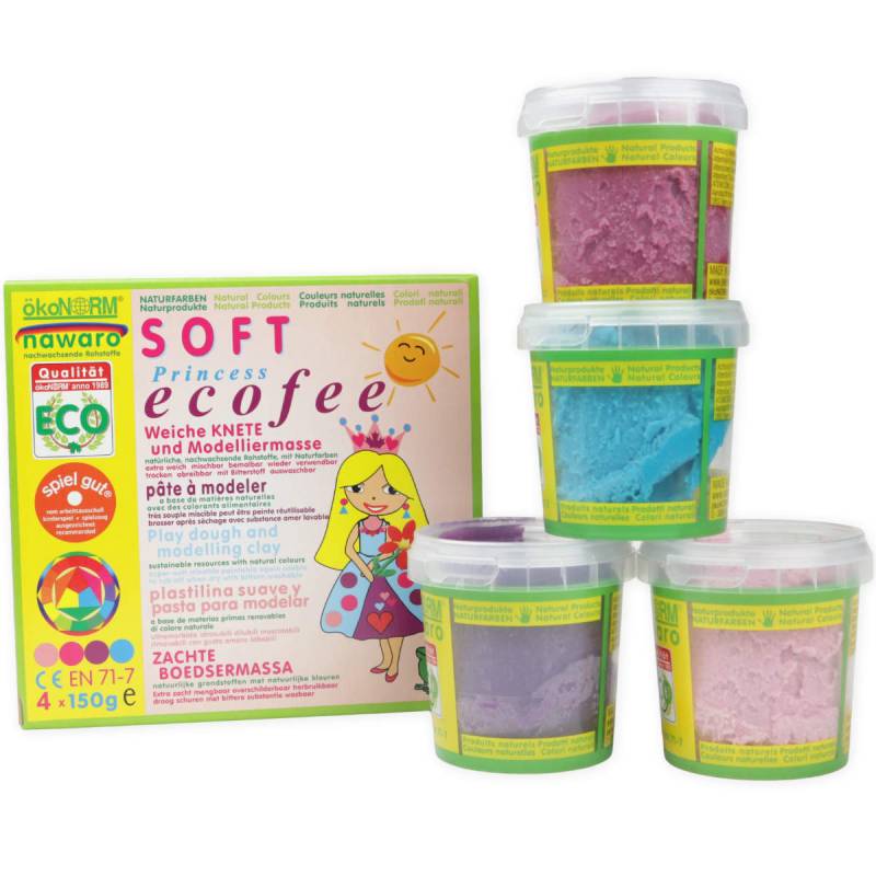 ökoNorm - Soft Knete 4er Set "Eco Princess" von ökoNorm