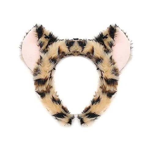 omiinitio 1/2/3/4 Leoparden Kostümzubehör Set Leoparden Ohrstirnband Bowtie Tail Tutus Accessoires Kits Kinder Leoparden Kostüm von omiinitio