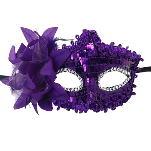 omiinitio Masquerade Maske Für Frauen Mardi Gras Maske Karnevale Prom Venezianer Maske Halloween Party Maske Kostüm Party Vorräte von omiinitio