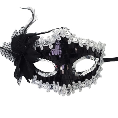 omiinitio Masquerade Maske Für Frauen Mardi Gras Maske Karnevale Prom Venezianer Maske Halloween Party Maske Kostüm Party Vorräte von omiinitio