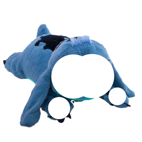 45CM Blau PlüSchtier, Cartoon Animation Kuscheltier, Plüsch Puppe Spielzeug, Plüschfigur Kinder, Blau Weiche Plüschpuppe, Kuscheltiere Spielzeug, Plüsch Kuscheltier Puppe für Kinder Mädchen Jungen von oosheon