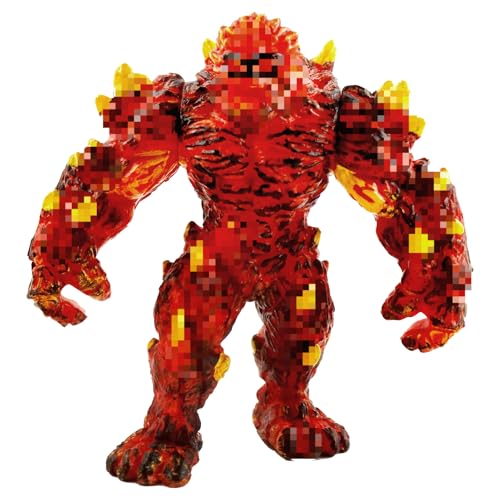 oosheon Lavadämon Figuren 14.5 X 10.5 cm,Fantasy Actionfigur Spielzeugfigur Figuren für Kinder PVC Actionfiguren,Desktop Dekoration,Fan Geburtstag Geschenk von oosheon