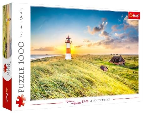 Genieße entspannte Stunden mit dem Puzzle1000 Teile Leuchtturm auf Sylt - List von osters muschel-sammler-shop