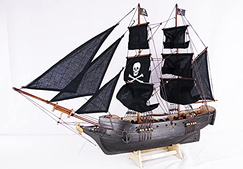 osters muschel-sammler-shop Piratenschiff von 1350 - Black Pearl- Modellschiff ┼ Standmodell ┼ Fertigmodell (Piratenschiff) von osters muschel-sammler-shop