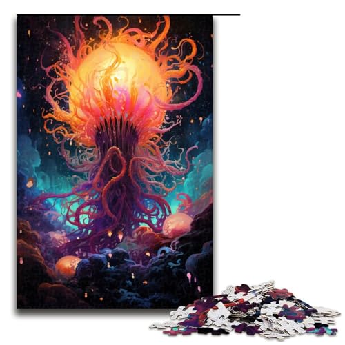 1000-teiliges farbenfrohes psychedelisches Weltraum-Oktopus-Gemälde-Puzzle. Lustiges Puzzle für die Familie. Tolles Geschenk für Anime-Fans. 1000-teiliges Geschenk für Erwachsene 1000-teiliges farbenfrohes psychedelisches Weltraum-Oktopus-Gemälde-Puzzle. Lustiges Puzzle für die Familie. Tolles Geschenk für Anime-Fans. 1000-teiliges Geschenk für Erwachsene von ouynngjing