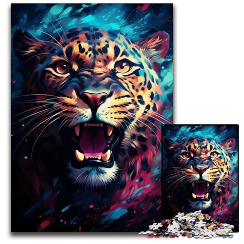 Die farbenfrohe Psychedelie des süßen kleinen kosmischen Leoparden. 1000-teiliges anspruchsvolles Puzzle. Denksportaufgabe. Spiel für Erwachsene. Interaktive Familienaktivität. 1000 Teile (75x50cm). Die farbenfrohe Psychedelie des süßen kleinen kosmischen Leoparden. 1000-teiliges anspruchsvolles Puzzle. Denksportaufgabe. Spiel für Erwachsene. Interaktive Familienaktivität. 1000 Teile (75x50cm). von ouynngjing