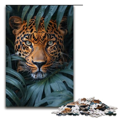 Puzzle für Erwachsene, Leopard, 1000 Teile, Holzpuzzle für Erwachsene und Kinder ab 12 Jahren, 1000 Teile von ouynngjing