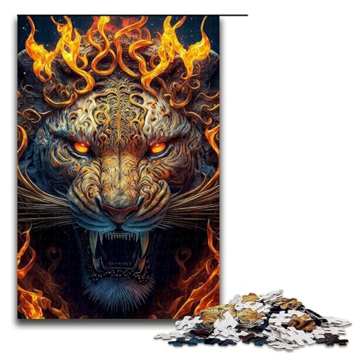 Puzzle für Erwachsene, Löwen, 1000 Teile, Holzpuzzle für Erwachsene und Kinder ab 12 Jahren, Lernspielzeug, 1000 Teile Puzzle für Erwachsene, Löwen, 1000 Teile, Holzpuzzle für Erwachsene und Kinder ab 12 Jahren, Lernspielzeug, 1000 Teile von ouynngjing