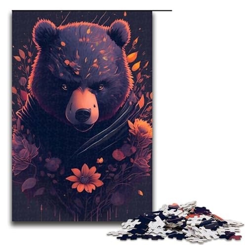 Puzzle für Erwachsene, Naturbär, 1000 Teile, Holzpuzzle für Erwachsene und Kinder ab 12 Jahren, Lernspielzeug, 1000 Teile Puzzle für Erwachsene, Naturbär, 1000 Teile, Holzpuzzle für Erwachsene und Kinder ab 12 Jahren, Lernspielzeug, 1000 Teile von ouynngjing